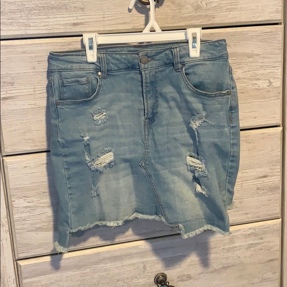 Denim skirt